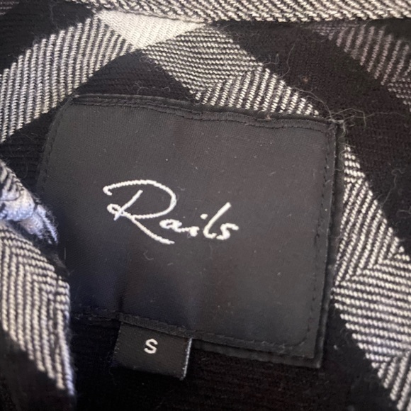 Rails Hunter Plaid Black/White Size small - Picture 3 of 3